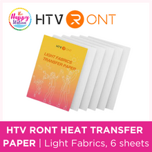 HTVRONT | Light Heat Transfer Paper - 8.5" X 11", 8 sheets