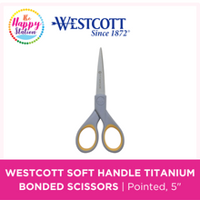 WESTCOTT | Soft Handle Titanium Bonded Scissors, Pointed - 5"