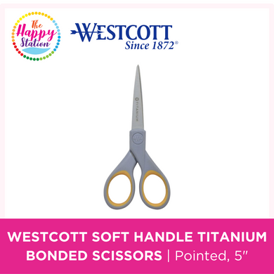 WESTCOTT | Soft Handle Titanium Bonded Scissors, Pointed - 5