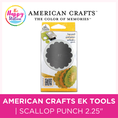 AMERICAN CRAFTS | EK Scallop Punch - 2.25