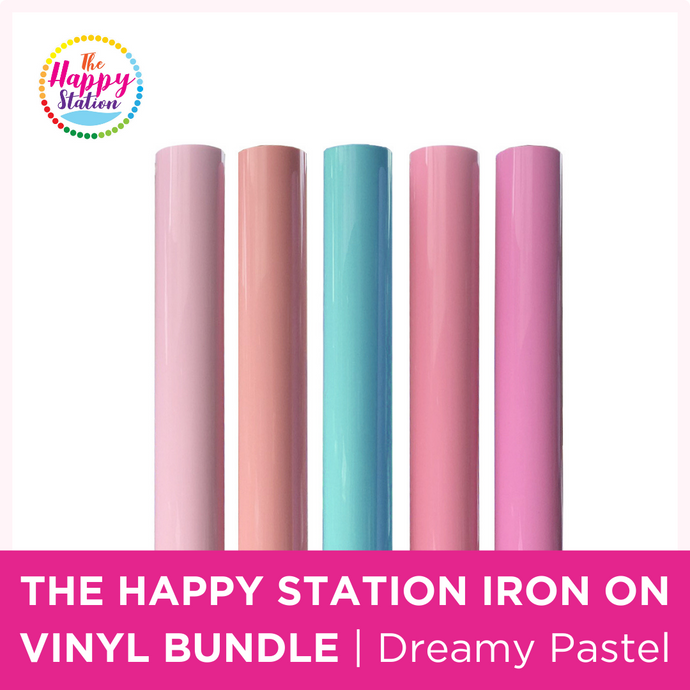 THE HAPPY STATION | Dreamy Pastels Iron On Bundle