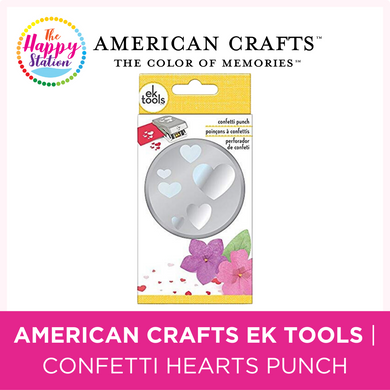 AMERICAN CRAFTS | EK Tools, Confetti Hearts Punch