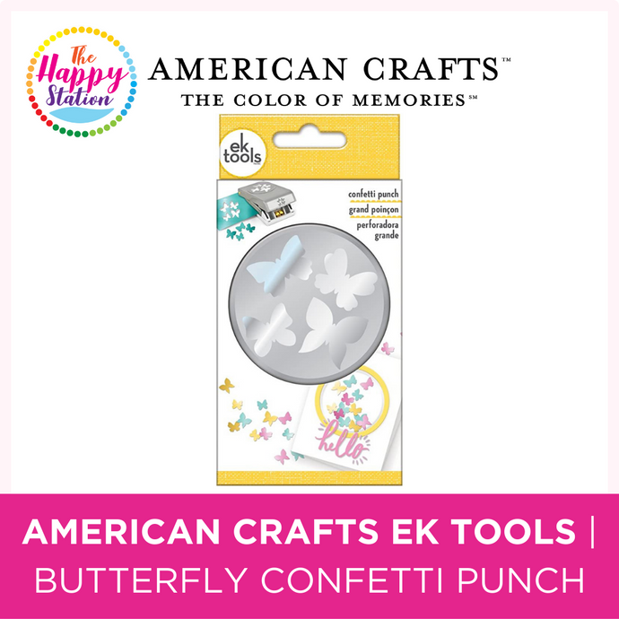 AMERICAN CRAFTS | EK Confetti Punch - Butterfly