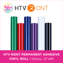 HTVRONT | Permanent Adhesive Vinyl Roll - 12"x6 ft, Glossy