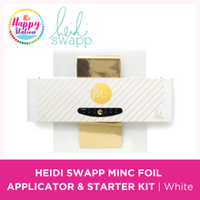 AMERICAN CRAFTS | Heidi Swapp, Minc Foil Applicator &  Starter Kit - 220v, 12" (with 5 rolls toner reactive foil), White