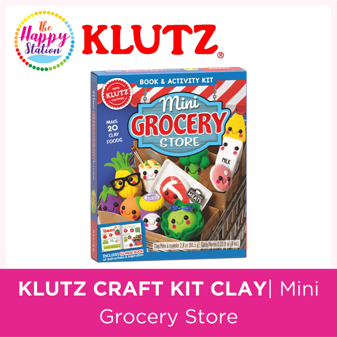 Klutz Craft Kit Clay, Mini Grocery Store