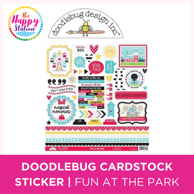 DOODLEBUG DESIGN | Cardstock Sticker -  This & That, Fun at the Park, 12