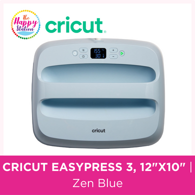 CRICUT | EasyPress 3 Heat Press Machine, Zen Blue, 12