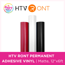 HTVRONT | Permanent Adhesive Vinyl Roll - 12"x6 ft, Matte