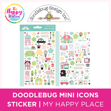 DOODLEBUG DESIGN | Mini Icons Sticker, My Happy Place