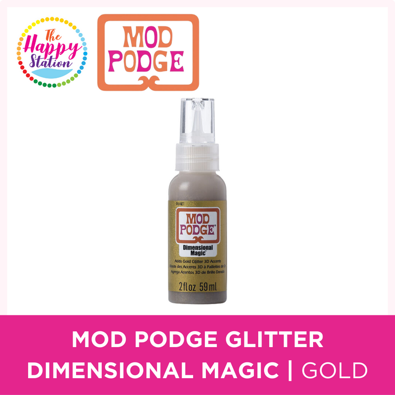 Glittered with Mod Podge Ultra