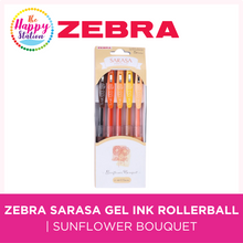 ZEBRA | Sarasa Clip Limited Edition Gel Pen - Sunflower Bouquet - 0.5 mm - 5 Colors Set