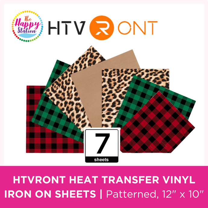 HTVRONT | Heat Transfer Vinyl Iron On Sheets, Patterned - 12