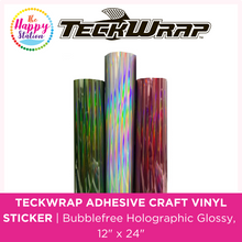 TECKWRAP | Bubblefree Holographic Glossy Adhesive Craft Vinyl Sticker