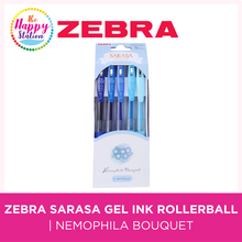 ZEBRA | Sarasa Clip Limited Edition Gel Pen - Nemophila Bouquet - 0.5 mm - 5 Colors Set