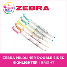 ZEBRA | Mildliner Double-Sided Highlighter - Fine / Bold - 5 Bright Color Set