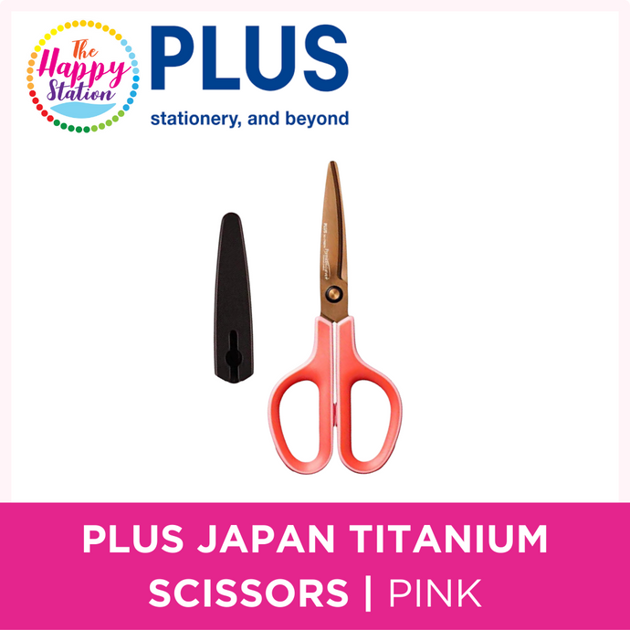 PLUS Japan | Scissors Fit Cut Curve Premium Titanium, Pink