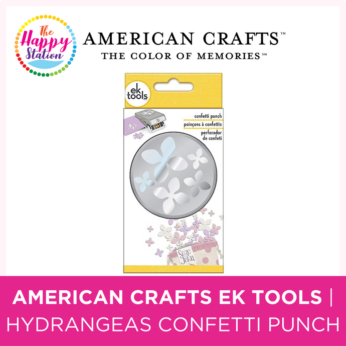 AMERICAN CRAFTS | EK Confetti Punch - Hydrangeas