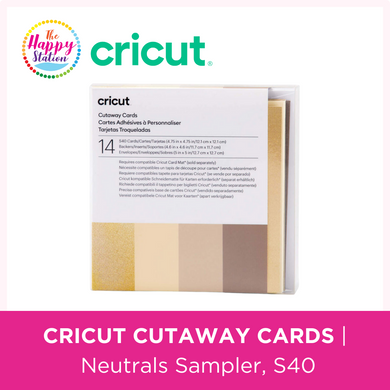 Cricut Joy™ Insert Cards, Neutrals Sampler - A2, 4.25 x 5.5 