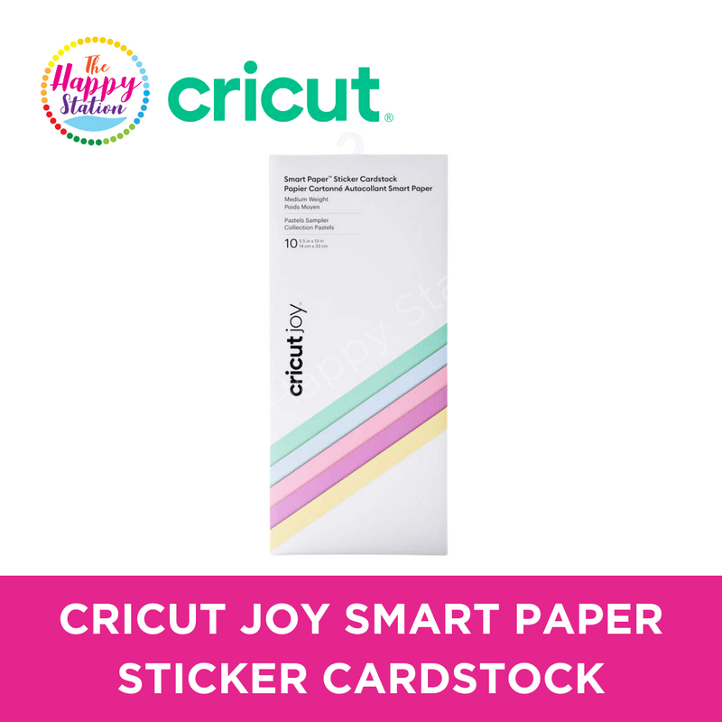 Papier autocollant Cricut Joy - papier cartonné Smart Sticker - 10