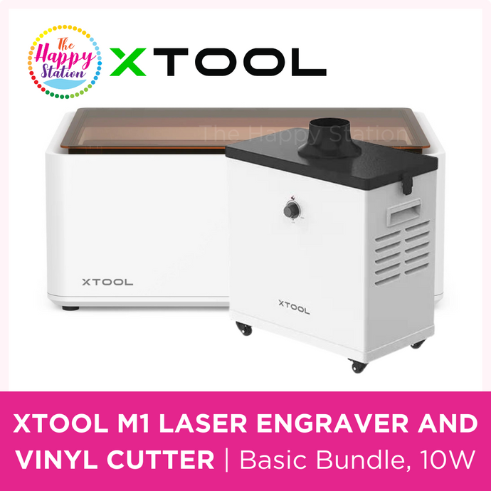 xTOOL | M1 Laser Engraver and Vinyl Cutter, Basic Bundle - 10W
