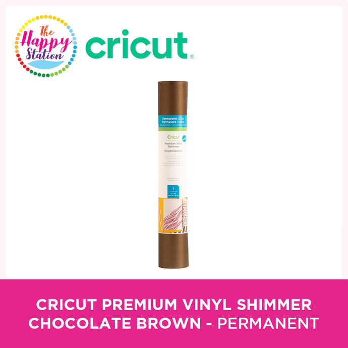 Cricut Premium-Vinyl™-Shimmer-Permanent, Chocolate Brown