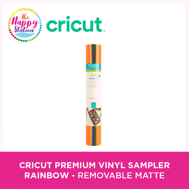 Cricut Premium Vinyl™ Sampler, Rainbow - Removable/Matte