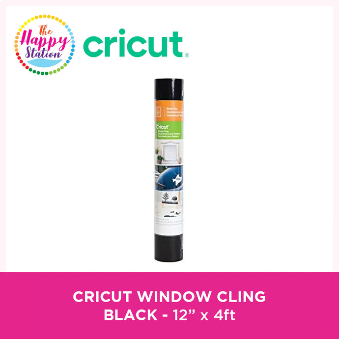 Cricut Window Cling Black 12x48