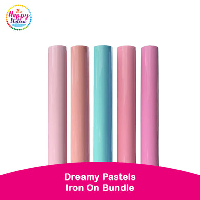 THE HAPPY STATION | Dreamy Pastels Iron On Bundle