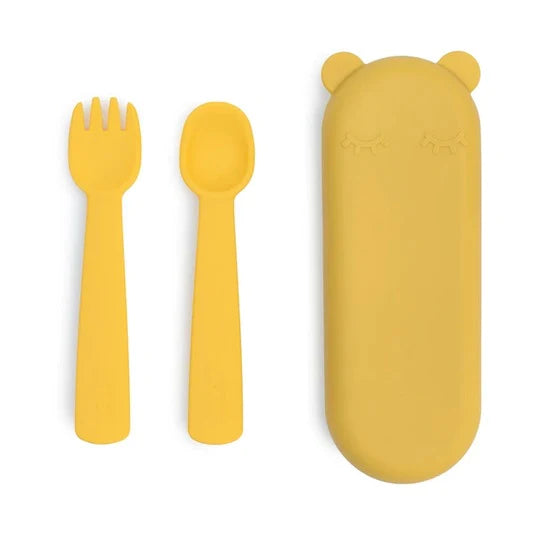WE MIGHT BE TINY | Silicone Feedie Fork & Spoon Set