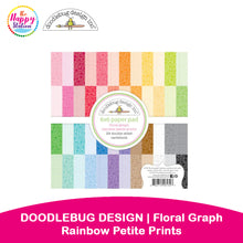 DOODLEBUG DESIGN | Floral Graph Rainbow Petite Prints Paper Pad, 6"x6"