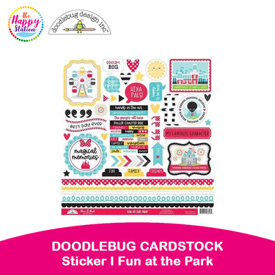 DOODLEBUG DESIGN | Cardstock Sticker -  This & That, Fun at the Park, 12