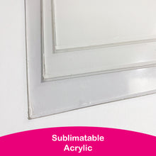 Sublimatable Acrylic Sheet, 12inx12in