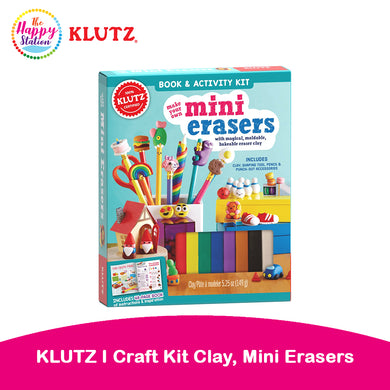 KLUTZ | Craft Kit Clay, Mini Erasers