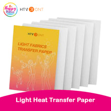 HTVRONT | Light Heat Transfer Paper - 8.5" X 11", 8 sheets