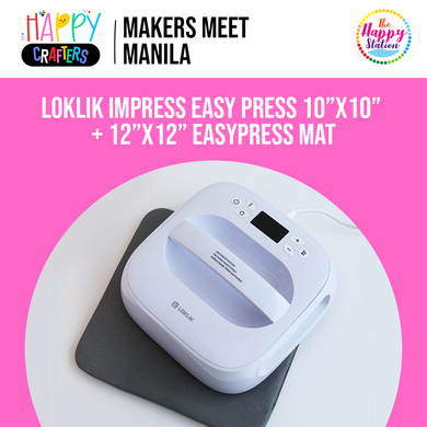 LOKLIK | Impress Easy Heat Press Machine with FREE Heatpress Mat, 12