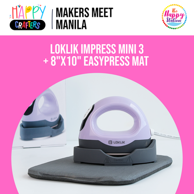 LOKLIK | Impress Mini 3 Heat Press Machine with FREE Heatpress Mat, 8