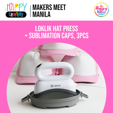 LOKLIK | Impress Hat Press Machine with FREE Sublimation Caps (3pcs)