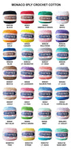 Monaco 3ply & 5ply Crochet Cotton