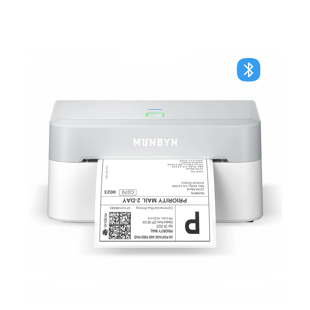 MUNBYN RealWriter 403B Thermal Label Printer – The Happy Station