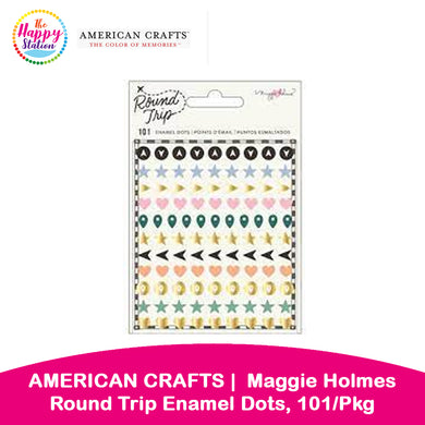 AMERICAN CRAFTS | Maggie Holmes Round Trip Enamel Dots, 101/Pkg