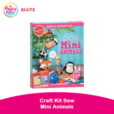 KLUTZ | Craft Kit Sew, Mini Animals