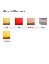 Mirror Foil Cardstock, A4
