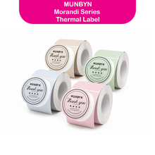 MUNBYN Morandi Series Thermal Label