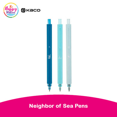 KACO | Rocket Gel Ink Fine Point Pens, Neighbor of Sea - 3ct (0.5mm)