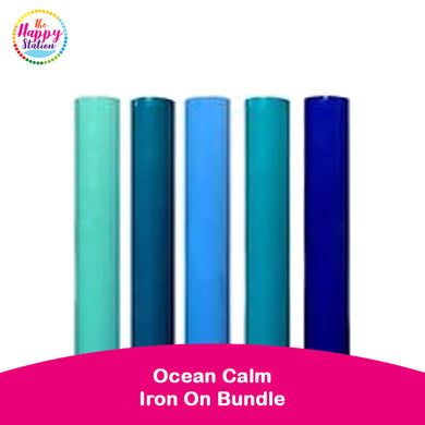 THE HAPPY STATION | Ocean Calm Iron On  Bundle