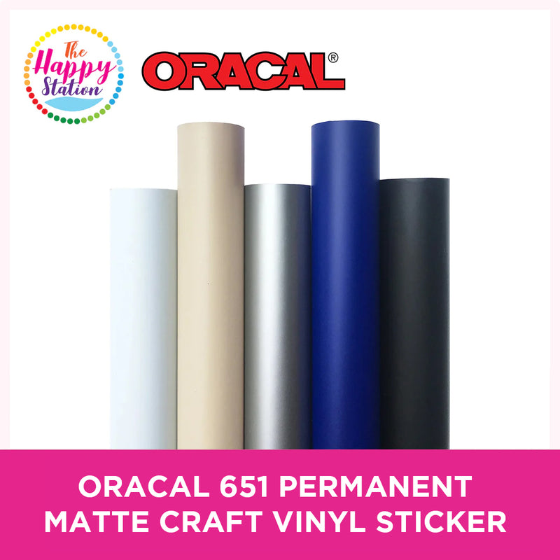 Oracal 651 Matt, Vinyl Rolls, Permanent Vinyl