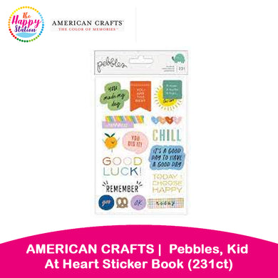 AMERICAN CRAFTS | Pebbles, Kid At Heart Sticker Book (231ct)