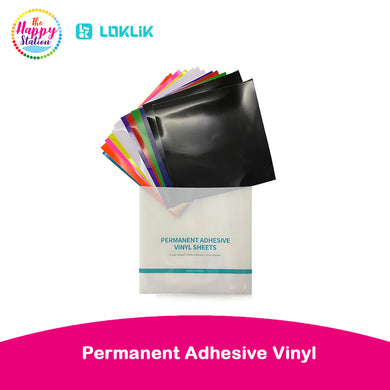 LOKLiK | Permanent Adhesive Vinyl Sheet Basics (15pcs) 12