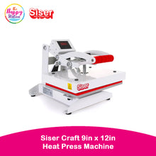 SISER | Craft Heat Press Machine, 9" x 12"